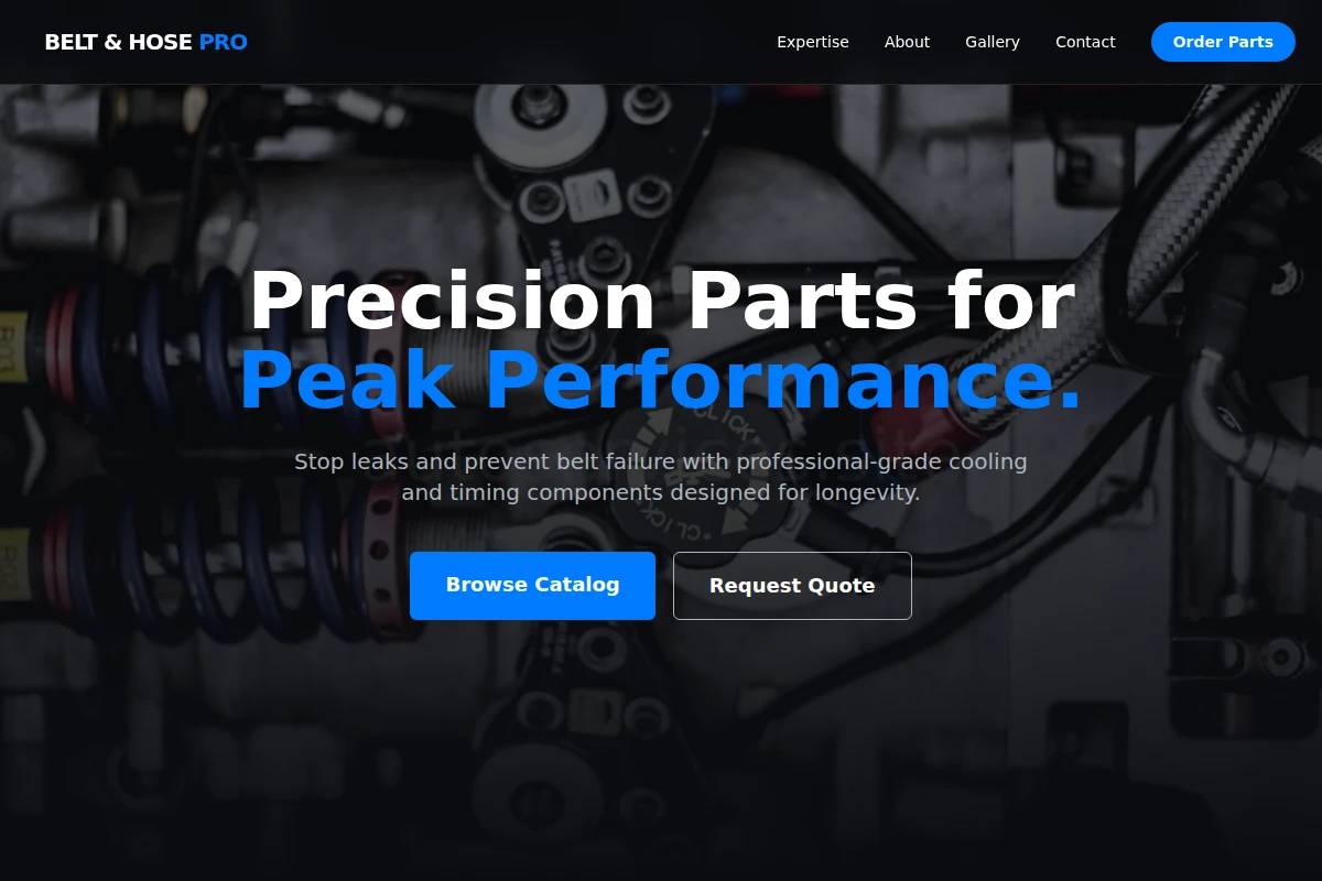 Belt & Hose Pro Auto Parts