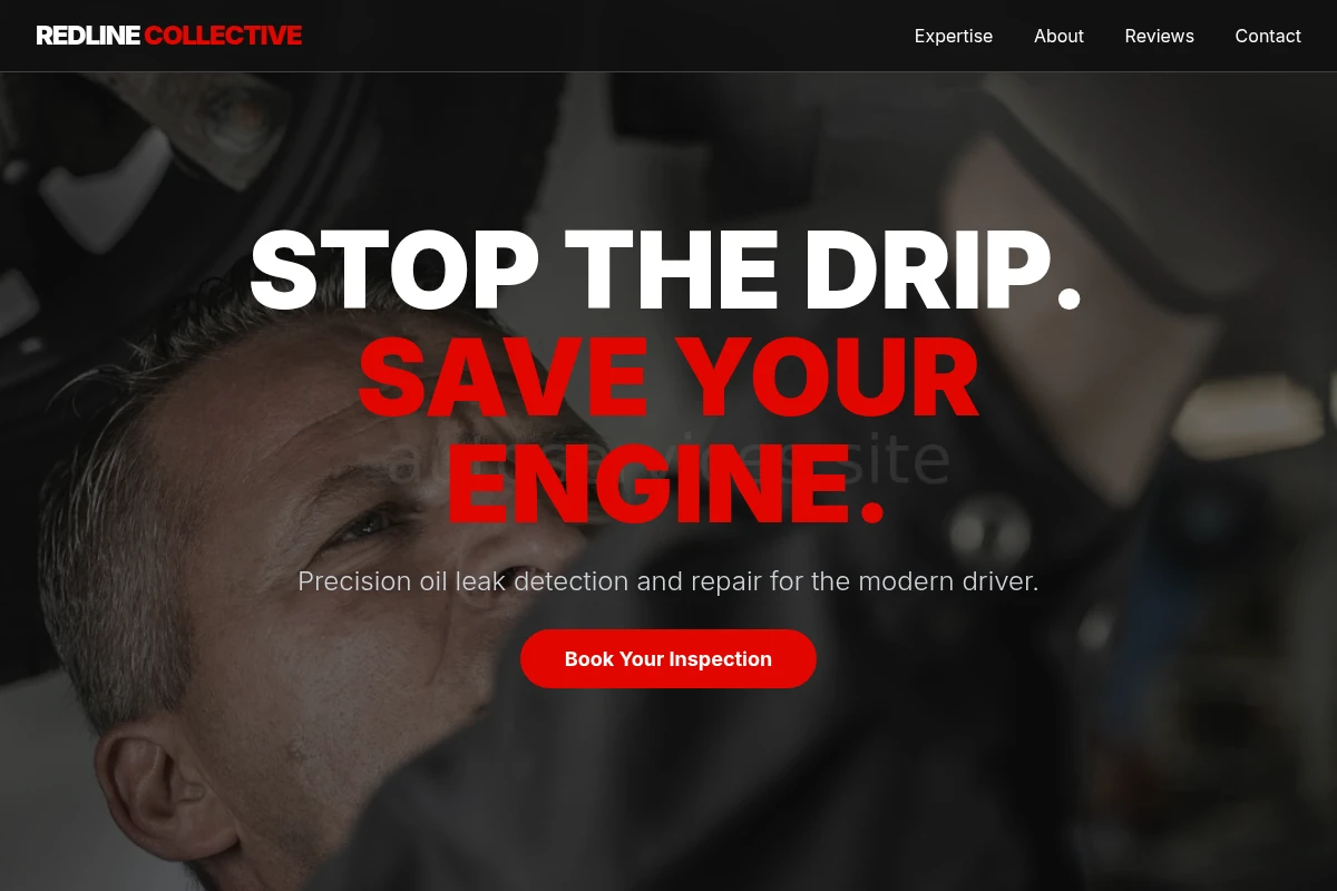 Oil Leak Fix Mechanic