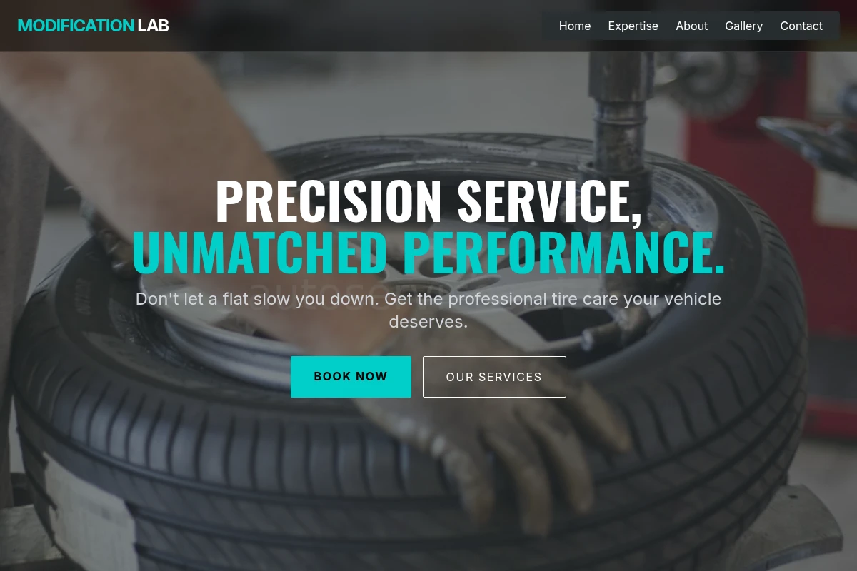 Modification Lab Tire Repair